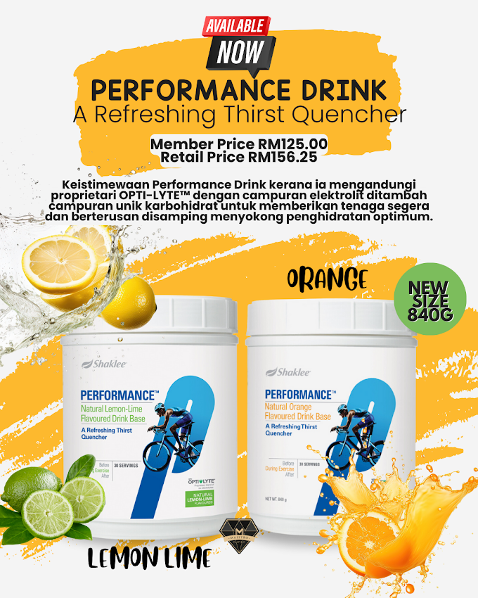 Produk Info : Performance Drink Shaklee