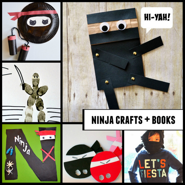 Great list of of ninja crafts and book ideas just perfect for preschoolers!