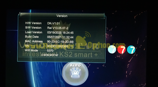 VISION STAR 777 KING PLUS 1507G 1G 8M NEW SOFTWARE WITH G SHARE PLUS V2 7 MAY 2021