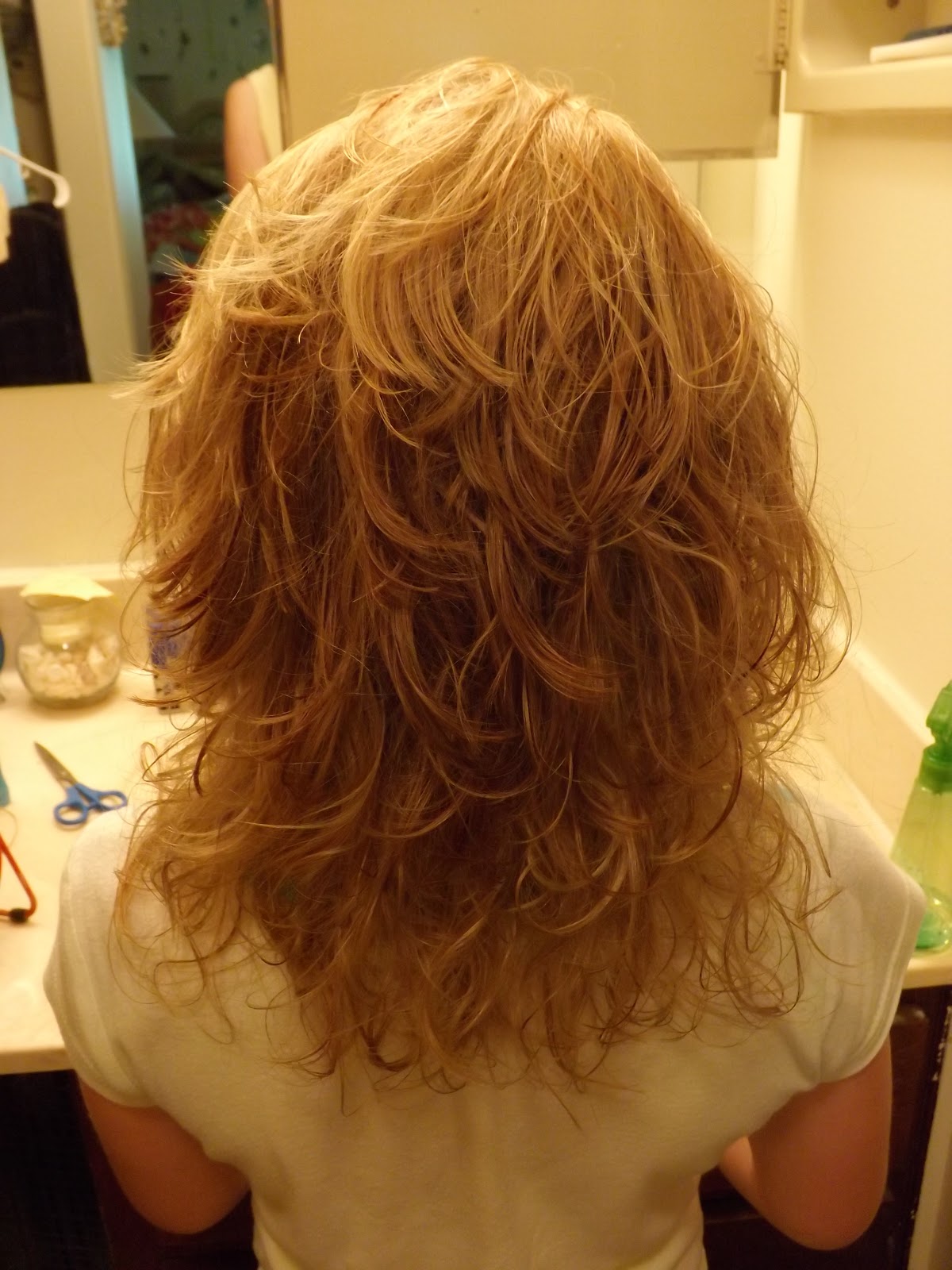  in her hair and dried it with my diffuser. Her hair looked beautiful