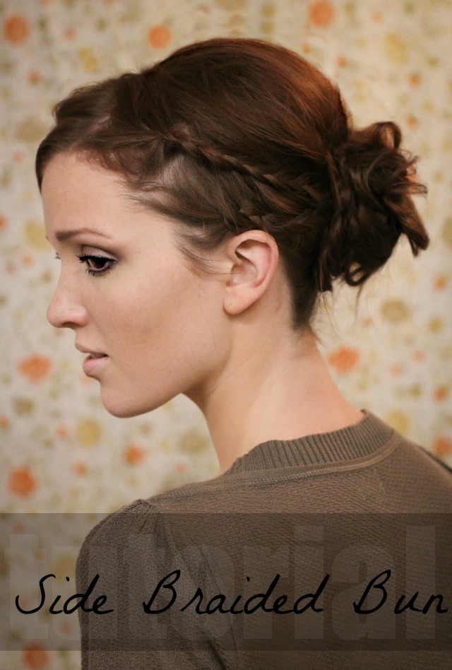 The Freckled Fox: Hair Tutorial: Side Braided Bun