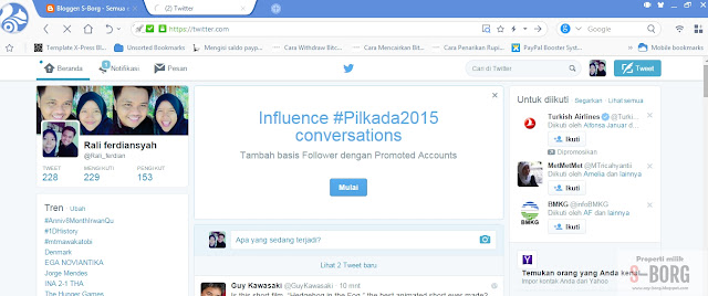 Cara Membuat Widget Timeline Twitter di Blog