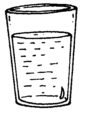 imej air hitam dalam gelas