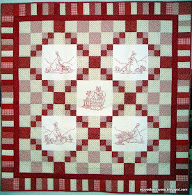 Honey Bunny's Garden quilt by Crabapple Hill