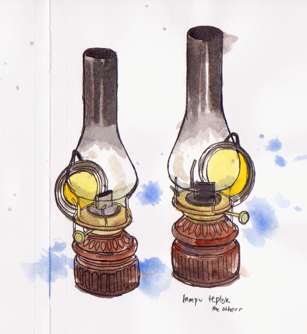 Paling Keren Sketsa Gambar Lampu Teplok Tea And Lead