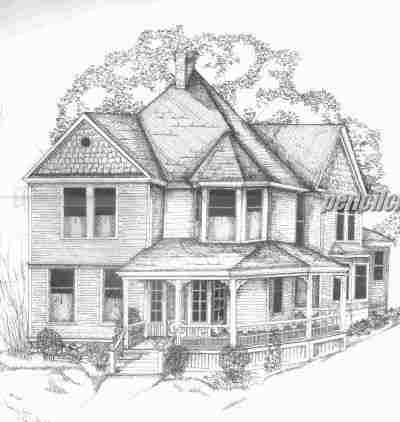 House Pencil Drawings