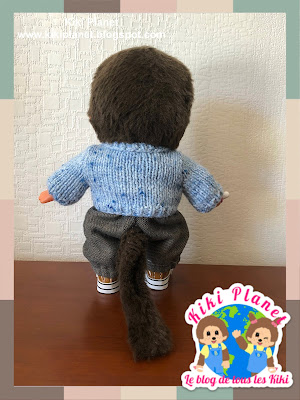 kiki monchhichi tricot pull handmade fait main poupée vêtement doll