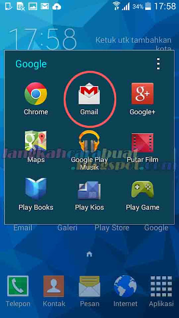 Membuat Email Gmail Di HP Samsung Galaxy