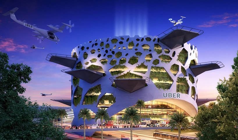 UberAIR da a conocer los diseños para sus plataformas de aterrizaje y despegue en vertical