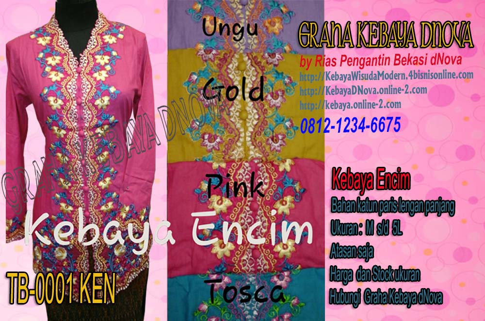 JUAL Kebaya Encim Modern  Baju Kebaya Encim  Jual Kebaya 