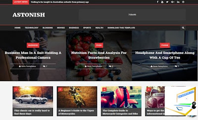 Astonish Blogger Template | Download Free Astonish Blogger Template 