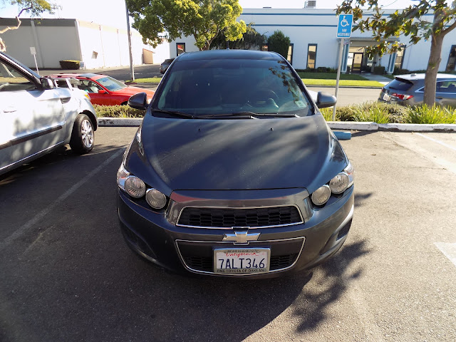 2013 Chevrolet Sonic- Before work done at Almost Everything Autobody