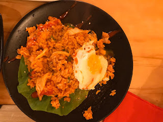 Fried Rice with Kimchi, Bacon and Egg of Galbi Korean BBQ