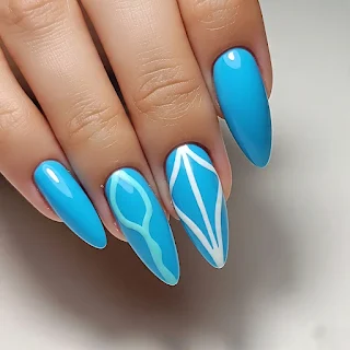 Negative Space Nails Design