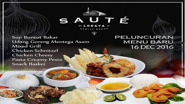 Peluncuran menu baru Saute Family Resto 