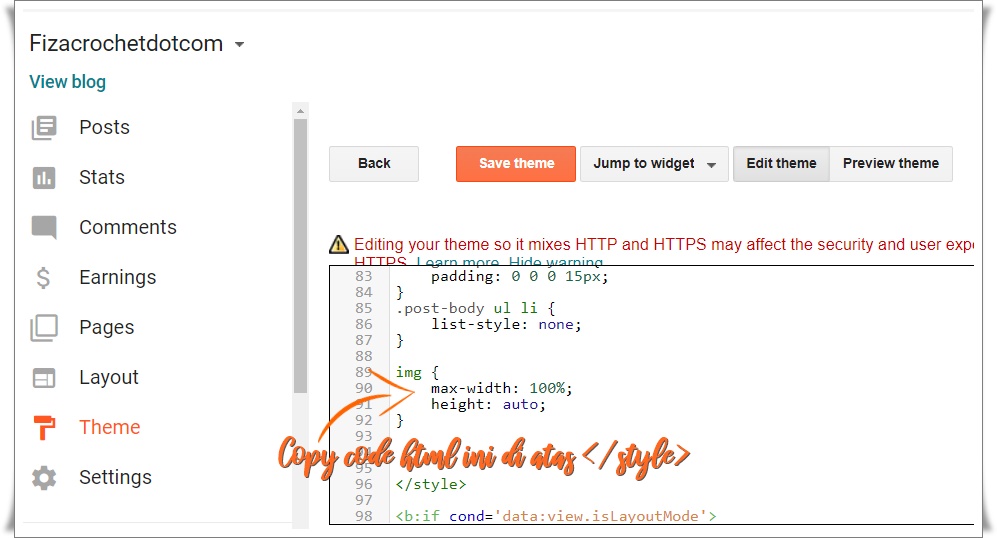 code html untuk resize gambar di blog agar cantik