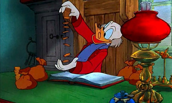 Scrooge McDuck as Scrooge