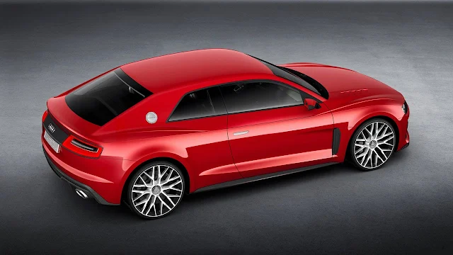 The Audi Sport quattro laserlight concept car side