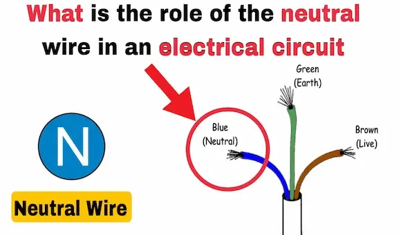 What is the role of the neutral wire in an electrical circuit