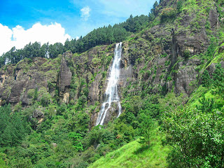 What is the highest waterfall in Sri Lanka