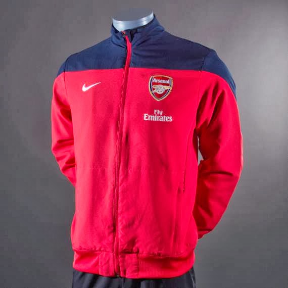 JAKET ARSENAL SIDELINE OFFICIAL 2013-2014