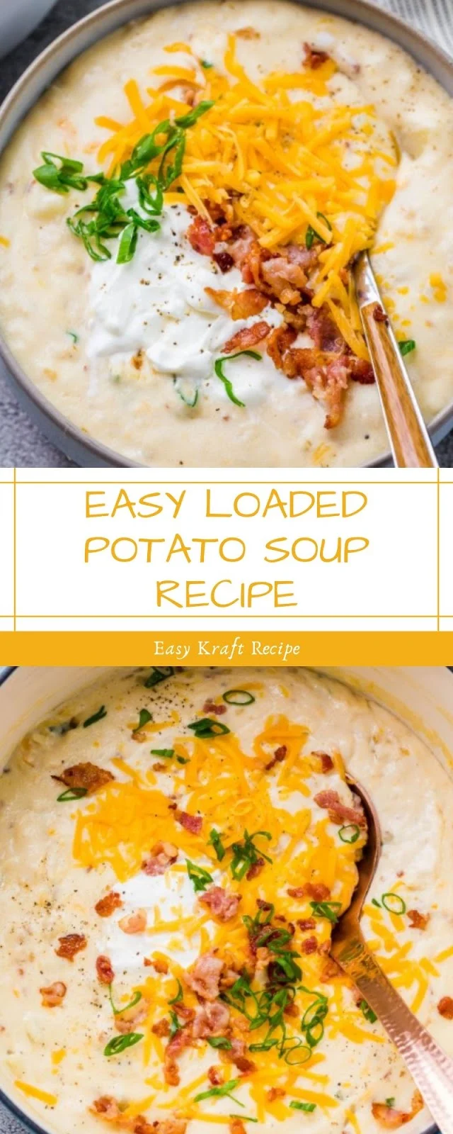 EASY LOADED POTATO SOUP RECIPE