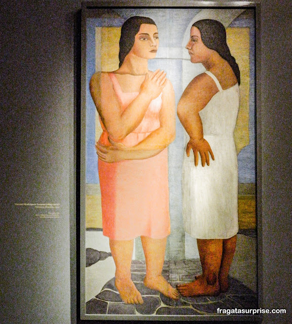 "Duas Mulheres", de Manuel Rodriguez Lozano no Museu de Arte Moderna da Cidade do México