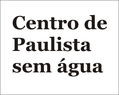 Moradores do Centro de Paulista reivindicam falta de abastecimento de água