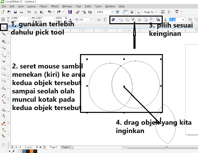 Cara Membuat Bentuk dan Mengatur Objek Pada CorelDRAW X7