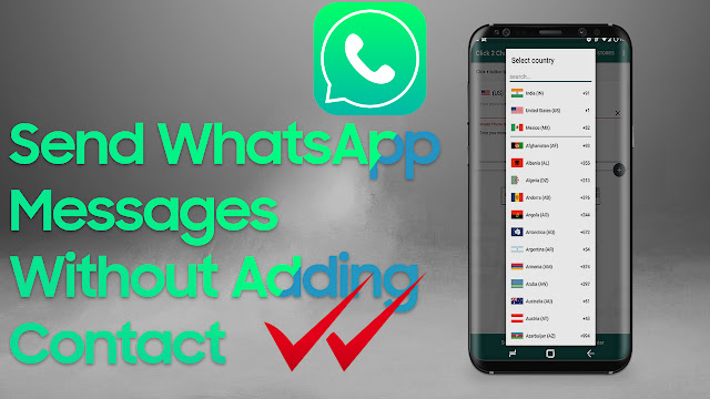 Send WhatsApp Messages Without Adding Contact