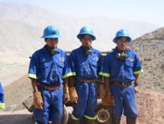 Peruvian miners at a certified fair trade gold mine. Photo by Patrick Schein