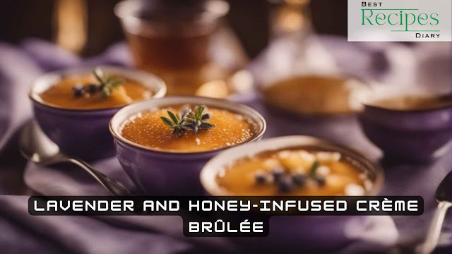 Lavender and Honey-Infused Crème Brûlée