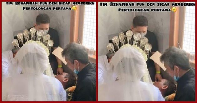 Viral Momen Menegangkan Ayah Pengantin Wanita Mendadak Serangan Jantung Jelang Nikahkan Putrinya