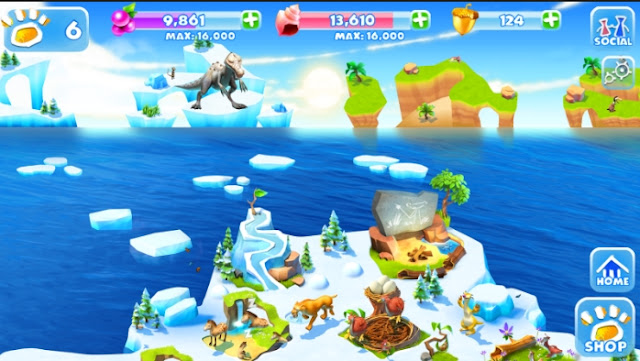 Download Ice Age Adventures Mod Apk v2.0.4 Update Free Shoping