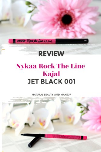 Nykaa Rock The Line Kajal Jet Black 001 Review on Natural Beauty And Makeup Blog