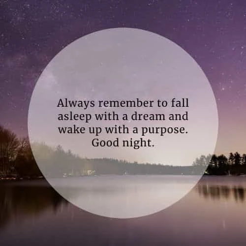 Beautiful good night inspirational quotes and sayings