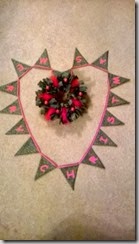 Christmas Bunting and Wreath 2013