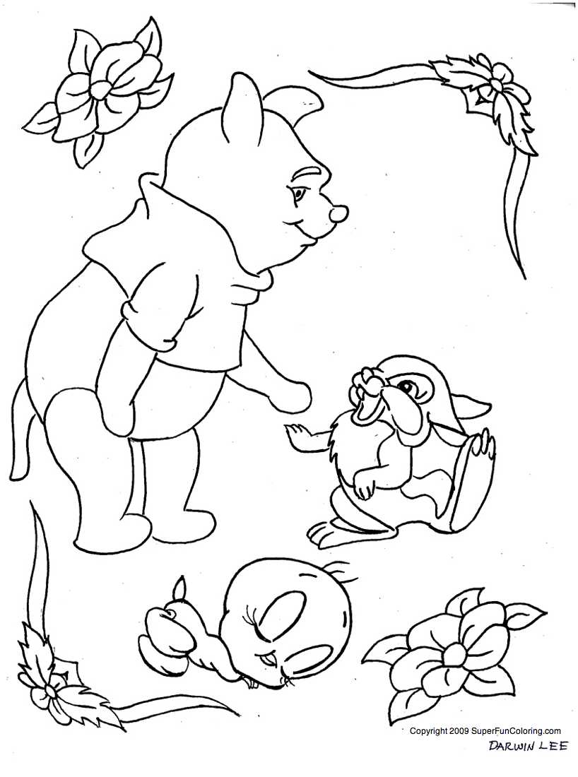 winnie the pooh coloring pages 08