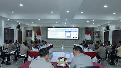 Polres Cilegon Gelar Rapat Koordinasi Internal Dalam Kesiapan Pelaksanaan Operasi Mantap Brata 2023-2024
