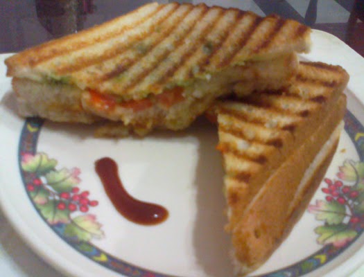 How to Make Vege Paneer Salsa Sandwich