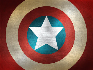 Captain America, Free Printable Invitations, Labels or Cards.