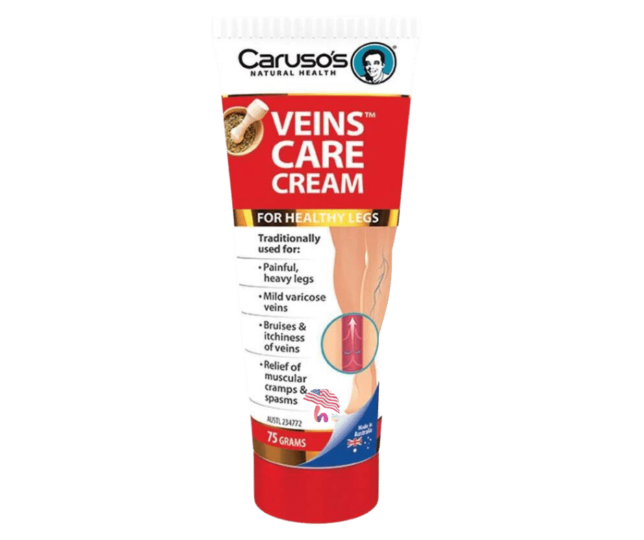 Kem bôi người bị giãn tĩnh mạch Veins Clear Carusos của Úc