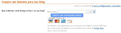 Endereço .com.br no blogger