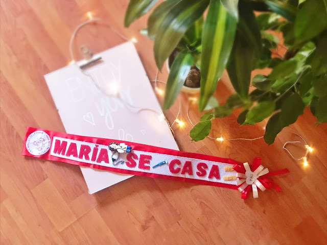 Banda personalizada para despedida de soltera