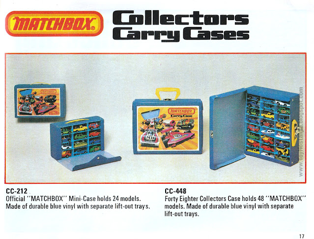 MATCHBOX - Catálogo / Catalogue 1978 MATCHBOX COLLECTORS CARRY CASES (24 y 48 modelos) (Lesney England)