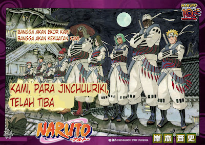 Gambar Jinchuriiki dalam serial animasi Naruto