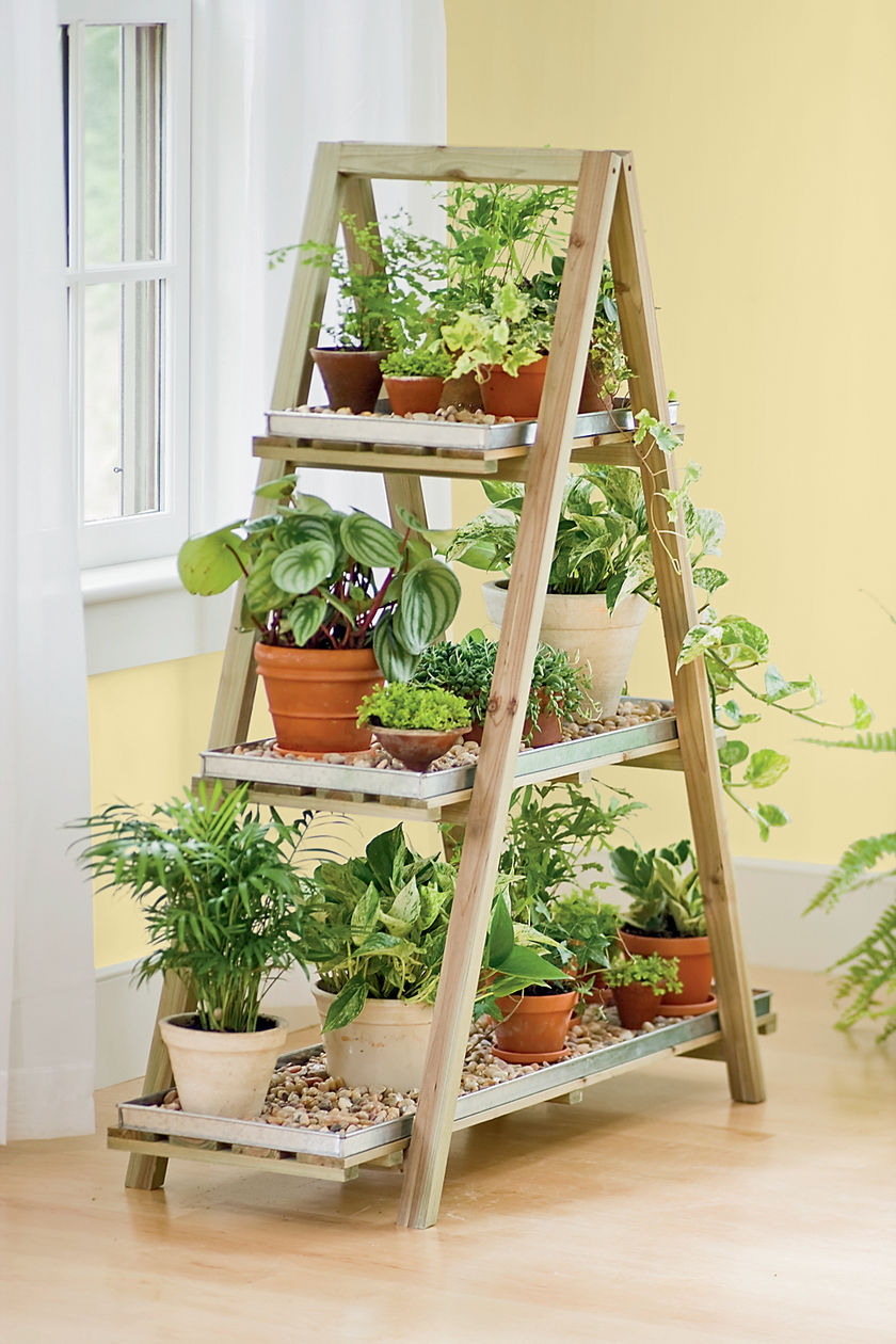 Dishfunctional Designs: Old Ladders Repurposed As Home Decor