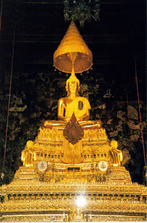 Buda de oro. Wat Po, Bangkok