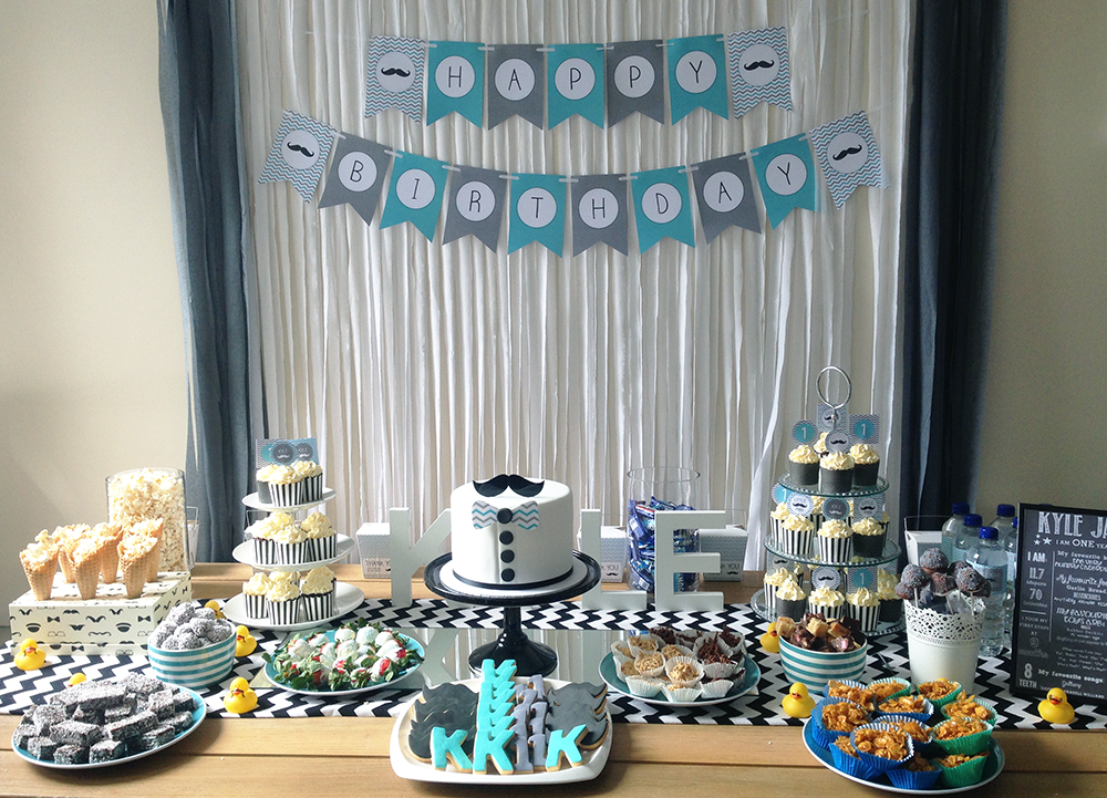 A Little man s  first birthday  party  My Party  Design  Blog