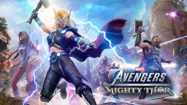 marvel avengers mighty thor, avengers mighty thor release date, avengers mighty thor abilities, avengers mighty thor outfits, avengers mighty thor kit